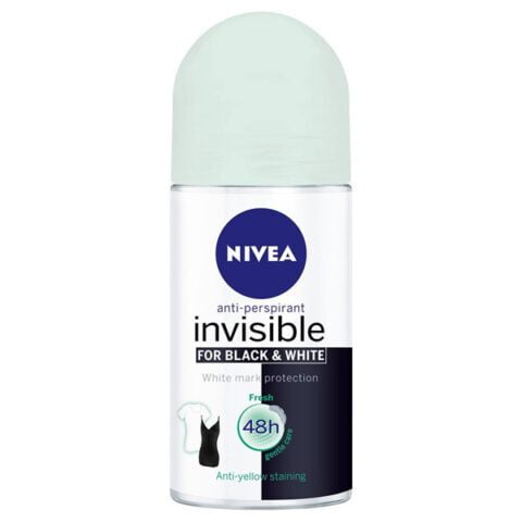 Αποσμητικό Roll-On Black & White Invisible Fresh Nivea (50 ml)