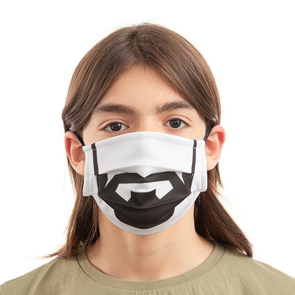 Επαναχρησιμοποιήσιμη Υφασμάτινη Μάσκα  Υγιεινής Beard Luanvi Μέγεθος M Πακέτο των 3 τεμ