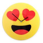 Ρολόι Τοίχου Emoticon Καρδιές