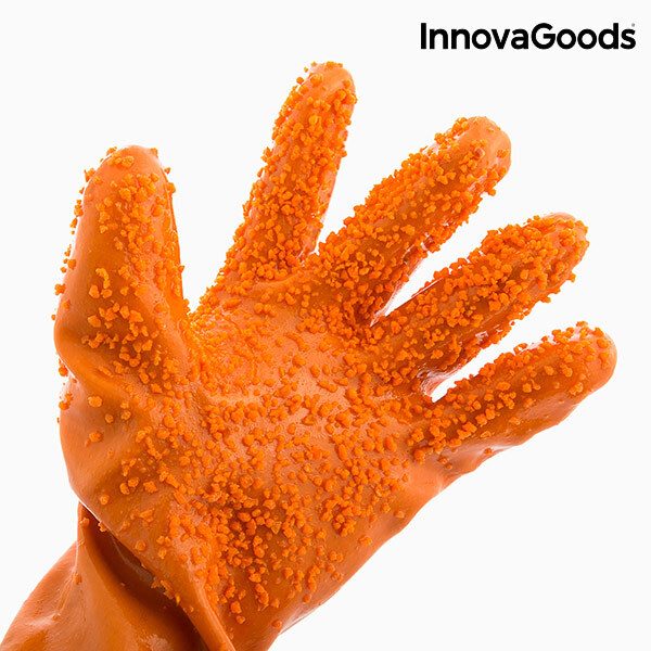 Γάντια για Καθαρισμό και Ξεφλούδισμα Λαχανικών και Φρούτων InnovaGoods