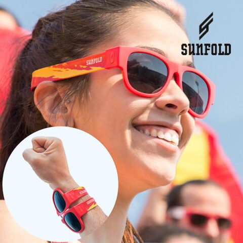 Αναδιπλούμενα Γυαλιά Ηλίου Sunfold Mundial Spain Red