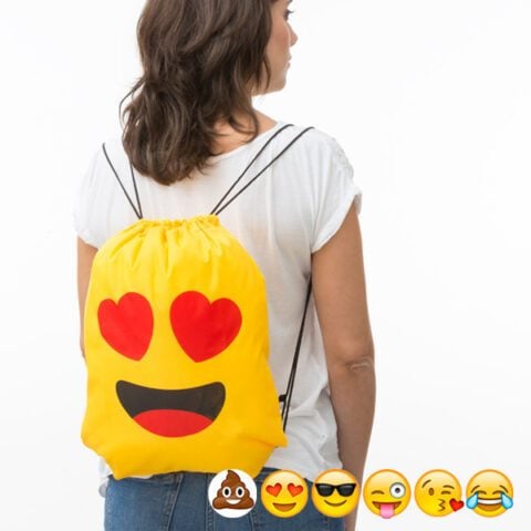 Τσάντα Σακίδιο με Κορδόνια Emoticons