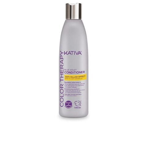 Μαλακτική Κρέμα Προστασίας Χρώματος Blue Violet Anti-Yellow Effect Kativa (250 ml)