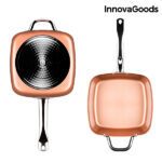 Σετ Τηγανιών Πολλαπλών Χρήσεων 5 σε 1 Copper InnovaGoods (4 Τεμάχια)