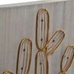 Διακόσμηση τοίχων DKD Home Decor Ξύλο Μέταλλο Boho