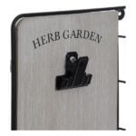 Ράφια DKD Home Decor Herb Garden Μέταλλο Ξύλο MDF (40 x 8 x 40 cm)