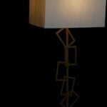 Επιτραπέζιο Φωτιστικό DKD Home Decor λινό Μέταλλο (40 x 23 x 91 cm)