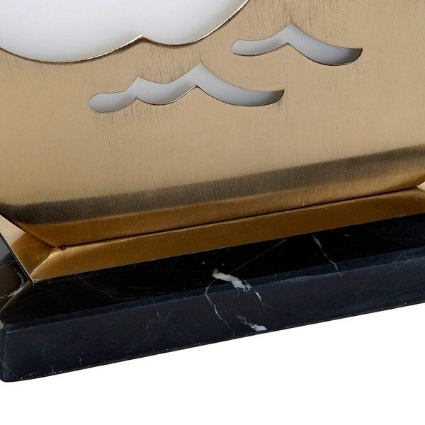 Επιτραπέζιο Φωτιστικό DKD Home Decor Ακρυλικό λινό Μέταλλο Μάρμαρο Ανατολικó (41 x 23 x 62 cm)