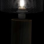 Επιτραπέζιο Φωτιστικό DKD Home Decor Γκρι Ξύλο Μέταλλο Loft (22 x 39 cm)