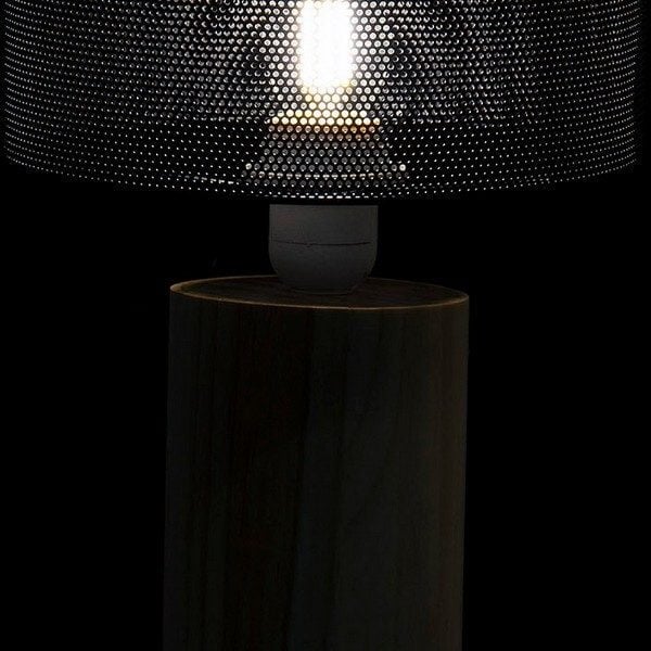 Επιτραπέζιο Φωτιστικό DKD Home Decor Γκρι Ξύλο Μέταλλο Loft (22 x 39 cm)