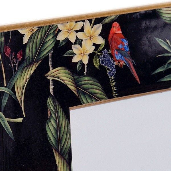 Κορνίζα DKD Home Decor Λεοπαρδαλί Κρυστάλλινο Αποικιακό Ξύλο MDF (23 x 1 x 28 cm)