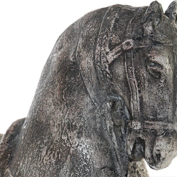 Διακοσμητική Φιγούρα DKD Home Decor Ακρυλικό Ρητίνη Σίδερο Παλαιωμένο φινίρισμα Άλογο (33 x 14 x 50 cm)