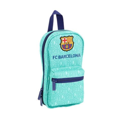 Pencil Case Backpack F.C. Barcelona 19/20 Τυρκουάζ (33 Τεμάχια)