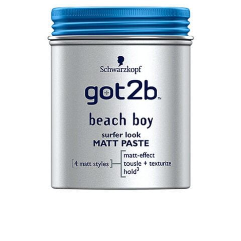 Κρέμα Μαλλιών για Εύκολο Χτένισμα Schwarzkopf Got2b Beach Boy Ματ (100 ml)