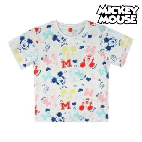 Παιδικό Μπλούζα με Κοντό Μανίκι Mickey Mouse 73717