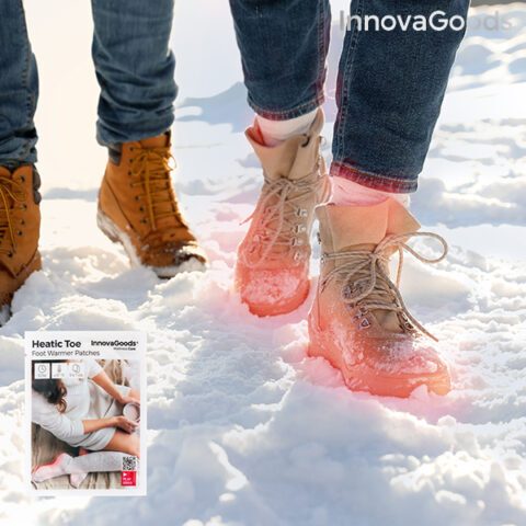 Μπαλώματα για την θέρμανση ποδιών Heatic Toe InnovaGoods (πακέτο με 10)