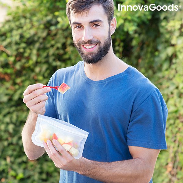Σετ από Επαναχρησιμοποιήσιμες Τσάντες για τα Τρόφιμα Freco InnovaGoods 10 τεμάχια