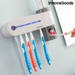 Αποστειρωτής Οδοντόβουρτσας UV με Στήριγμα και Διανομέα Οδοντόκρεμας Smiluv InnovaGoods