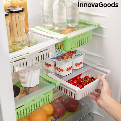 Ρυθμιζόμενος Διοργανωτής για το Ψυγείο Friwer InnovaGoods (πακέτο με 2)