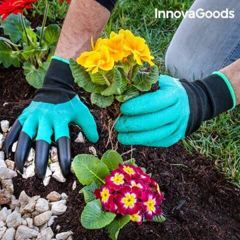 Γάντια Κηπουρικής με Νύχια για Σκάψιμο InnovaGoods