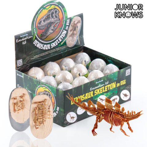 Παιχνίδι Ανασκαφής Αυγό με Σκελετό Dino Junior Knows
