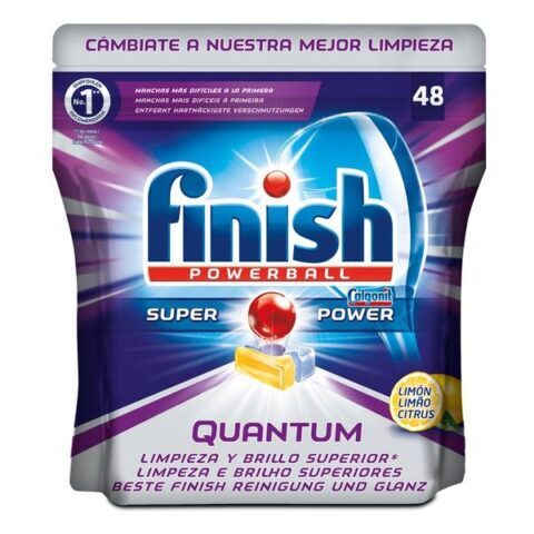 Ταμπλέτες για το Πλυντήριο Πιάτων Finish Quantum Λεμόνι (48 Τεμάχια)