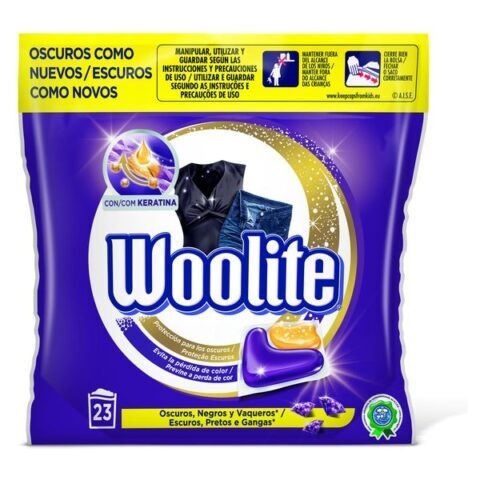 Απορρυπαντικό σε Κάψουλες για Σκούρα Ρούχα Woolite (23 Δόσεις)