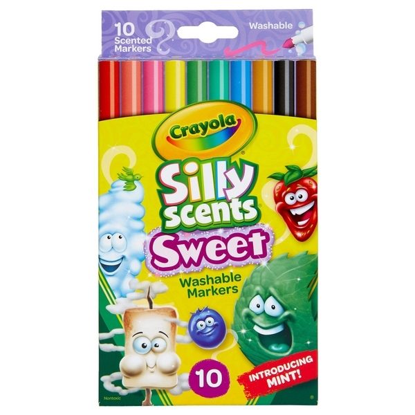 Σετ Μαρκαδόροι Sweet Crayola Πλένεται Αρωματικά (10 uds)