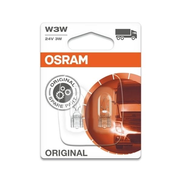 Λάμπα Αυτοκινήτου Osram W3W 24V 3W (10 pcs)