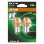 Λάμπα Αυτοκινήτου OS7507ULT-02B Osram OS7507ULT-02B PY21W 21W 12V (2 Τεμάχια)