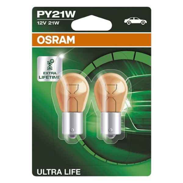 Λάμπα Αυτοκινήτου OS7507ULT-02B Osram OS7507ULT-02B PY21W 21W 12V (2 Τεμάχια)