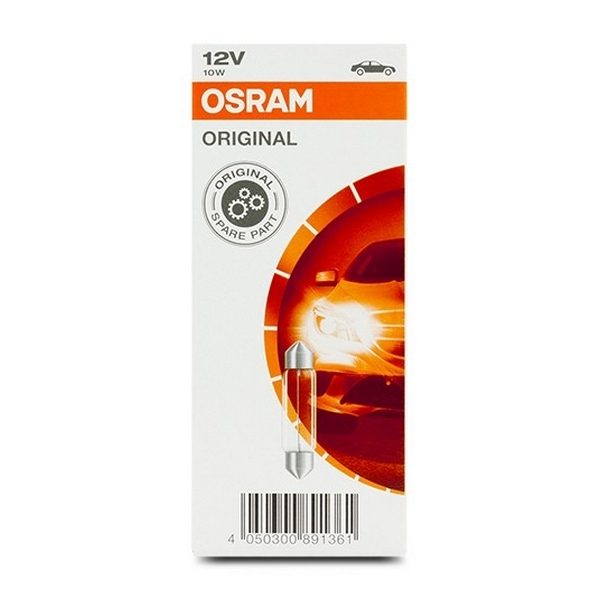 Λάμπα Αυτοκινήτου OS6411 Osram OS6411 C10W 12V 10W (10 pcs)
