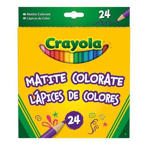 Χρωματιστά μολύβια Crayola (24 uds)
