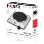 Ηλεκτρική Εστία Haeger Top Disc Ανοξείδωτο ατσάλι 1 Μάτι Κουζίνας 1500W