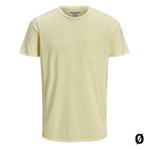 Ανδρική Μπλούζα με Κοντό Μανίκι Jack & Jones 12171674 FLA Κίτρινο