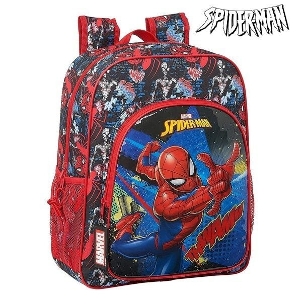 Σχολική Τσάντα Spiderman Go Hero Μαύρο Κόκκινο
