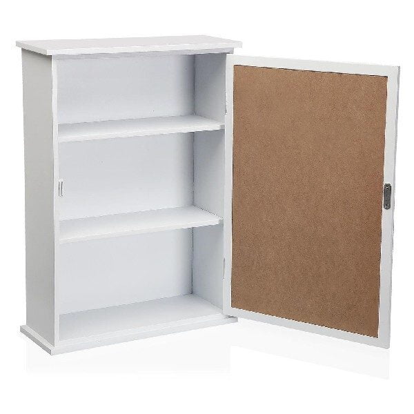 Kιτ Πρώτων Βοηθειών Τοίχο Κόκκινο Ξύλο MDF (13 x 31 x 24 cm)