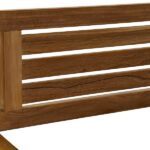 Σετ Τραπέζι με 3 Καρέκλες DKD Home Decor Ξύλο Τικ (4 pcs)