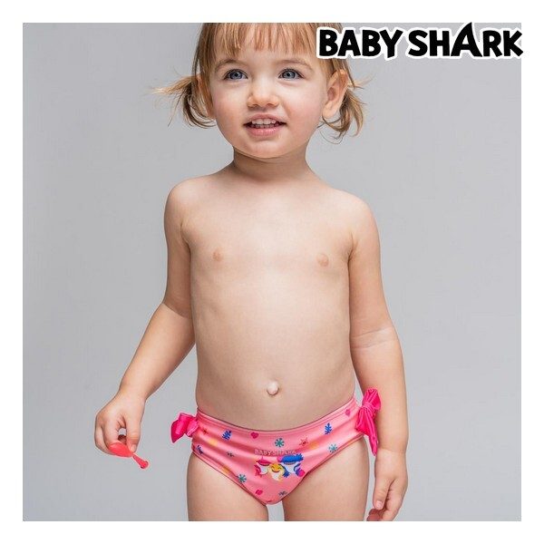 μπικίνι-εσώρουχο για κορίτσια Baby Shark Ροζ