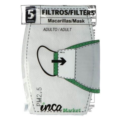 Mask Filters Market PM2.5 Inca Ενήλικες (5 pcs)