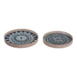 Διακοσμητική Φιγούρα DKD Home Decor Κρυστάλλινο Ξύλο MDF (2 pcs)
