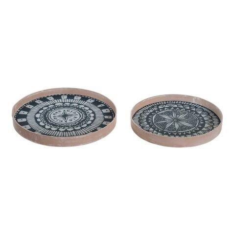 Διακοσμητική Φιγούρα DKD Home Decor Κρυστάλλινο Ξύλο MDF (2 pcs)