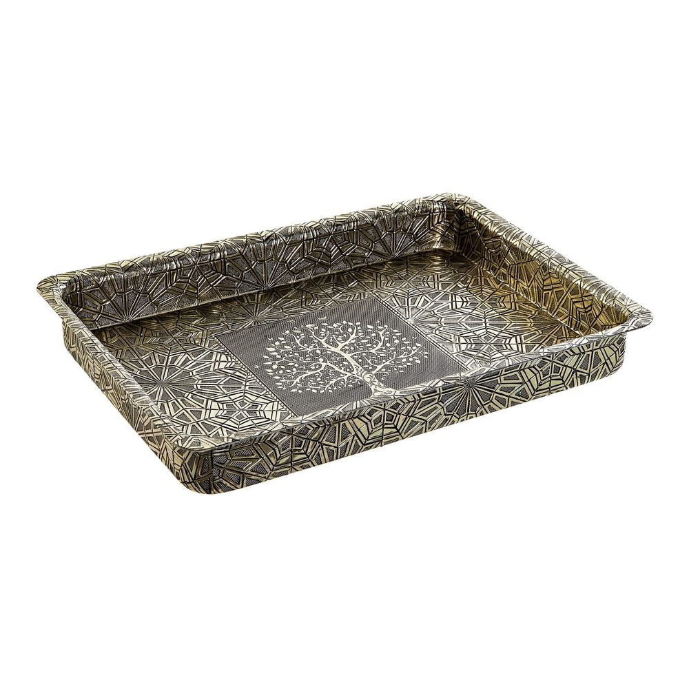 Δίσκος DKD Home Decor Αλουμίνιο (30.5 x 21.5 x 4 cm)