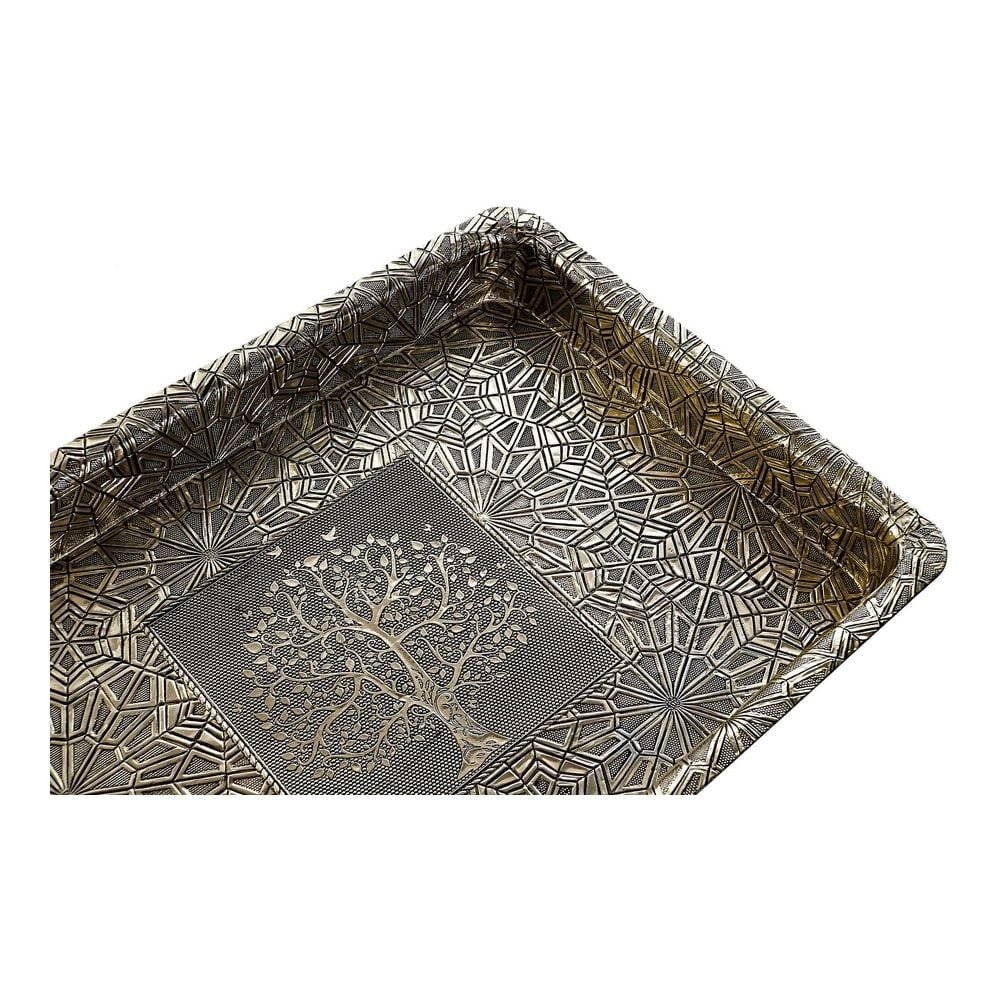Δίσκος DKD Home Decor Αλουμίνιο (30.5 x 21.5 x 4 cm)