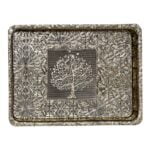 Δίσκος DKD Home Decor Αλουμίνιο (30.5 x 21.5 x 4 cm)