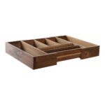 Οργανωτής Μαχαιροπήρουνων DKD Home Decor ξύλο ακακίας (38.5 x 36.5 x 32 cm)