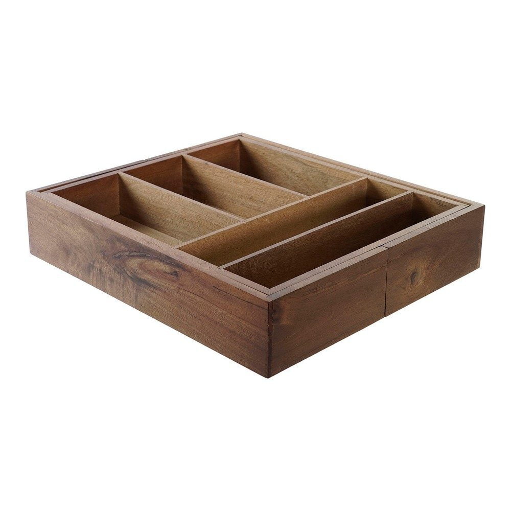 Οργανωτής Μαχαιροπήρουνων DKD Home Decor ξύλο ακακίας (38.5 x 36.5 x 32 cm)