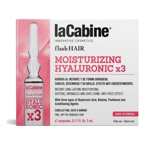 Αμπούλες laCabine Flash Hair Ενυδατική Υαλουρονικό Οξύ (7 pcs)