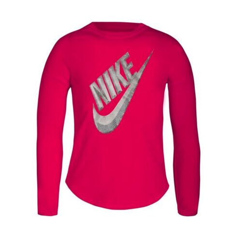 Παιδικό Μακρυμάνικο Μπλουζάκι Nike C489S-A4Y Ροζ