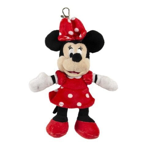 Μπρελόκ από Βελούδο Ζωάκι Minnie Mouse Κόκκινο
